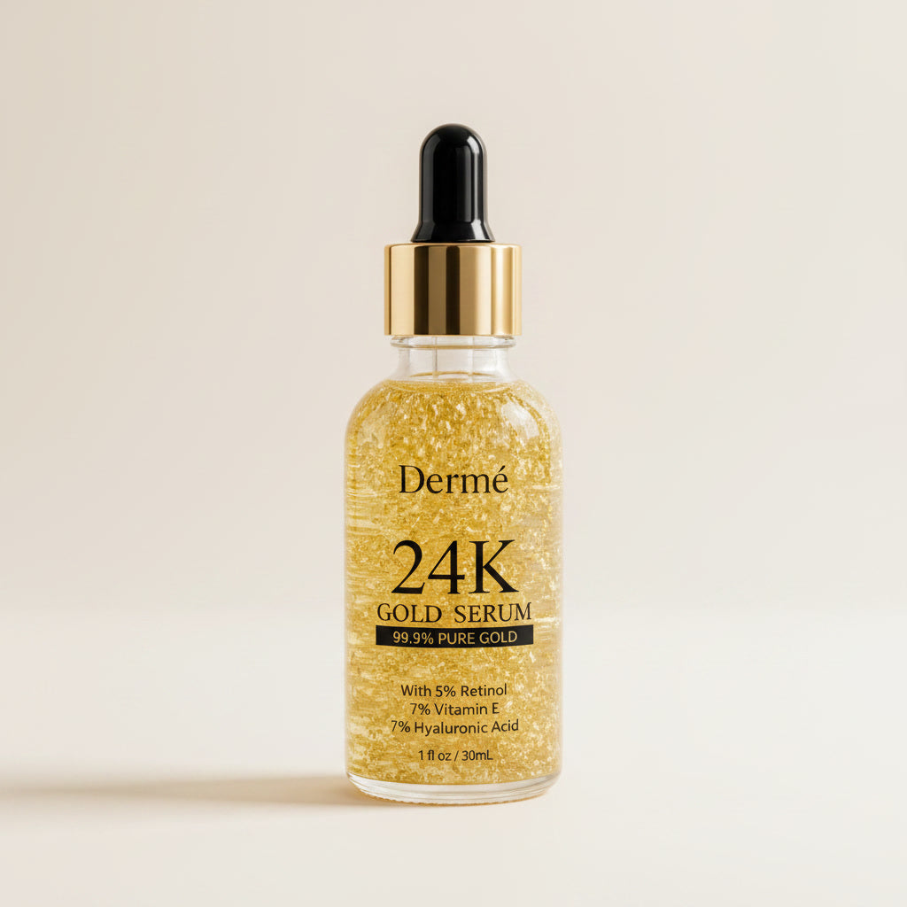 24K Gold Foil30mL Vitamin E Retinol Anti-wrinkle The Lifting Face Serum